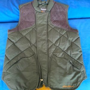 Eddie Bauer MENs Sport Shop Vest NWOT - Goose Down Fill